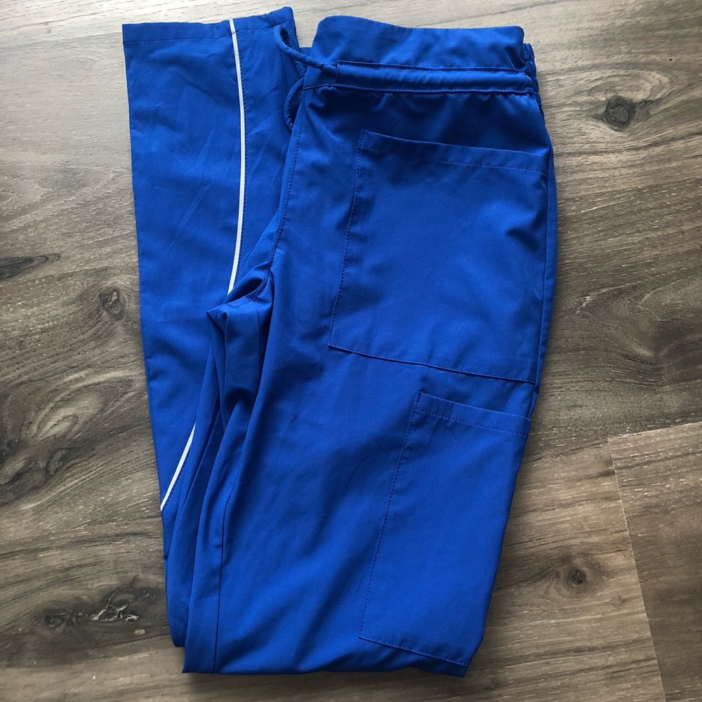 Jaanuu Royal Blue Scrub set